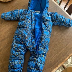 Columbia one piece snow suit